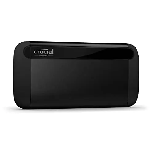 Crucial X8 2TB Portable SSD - Up to 1050MB/s - PC and Mac - USB 3.2 External Solid State Drive - CT2000X8SSD9