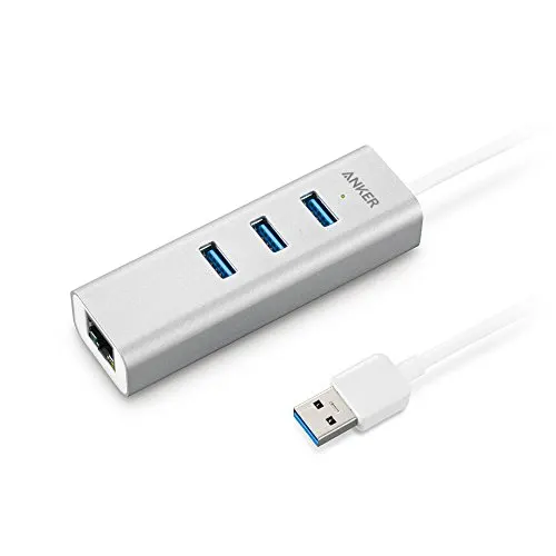 Anker AK-A7514041 3-Port USB 3.0 Ultra Slim Data Hub for Macbook, Mac Pro / mini, iMac, Surface Pro, XPS, Notebook PC, USB Flash Drives, Mobile HDD, and More