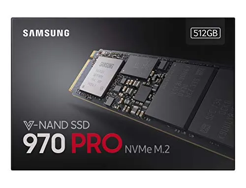 Samsung 970 PRO 512 GB V-NAND M.2 PCI Express Solid State Drive - Black