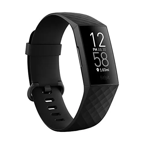 Fitbit Charge 4 Advanced Fitness Tracker with GPS, Swim Tracking & Up To 7 Day Battery, Black
